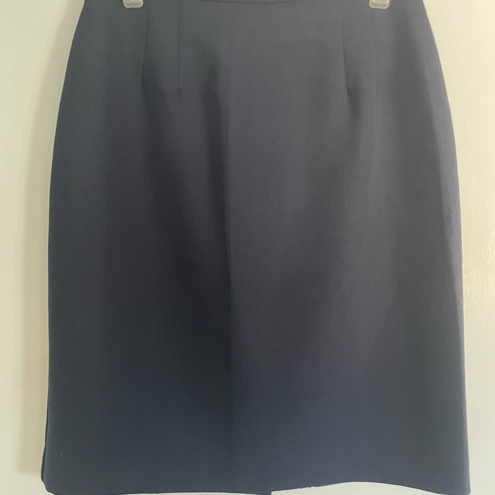 Michele NY Navy Blue Pencil Skirt size 8